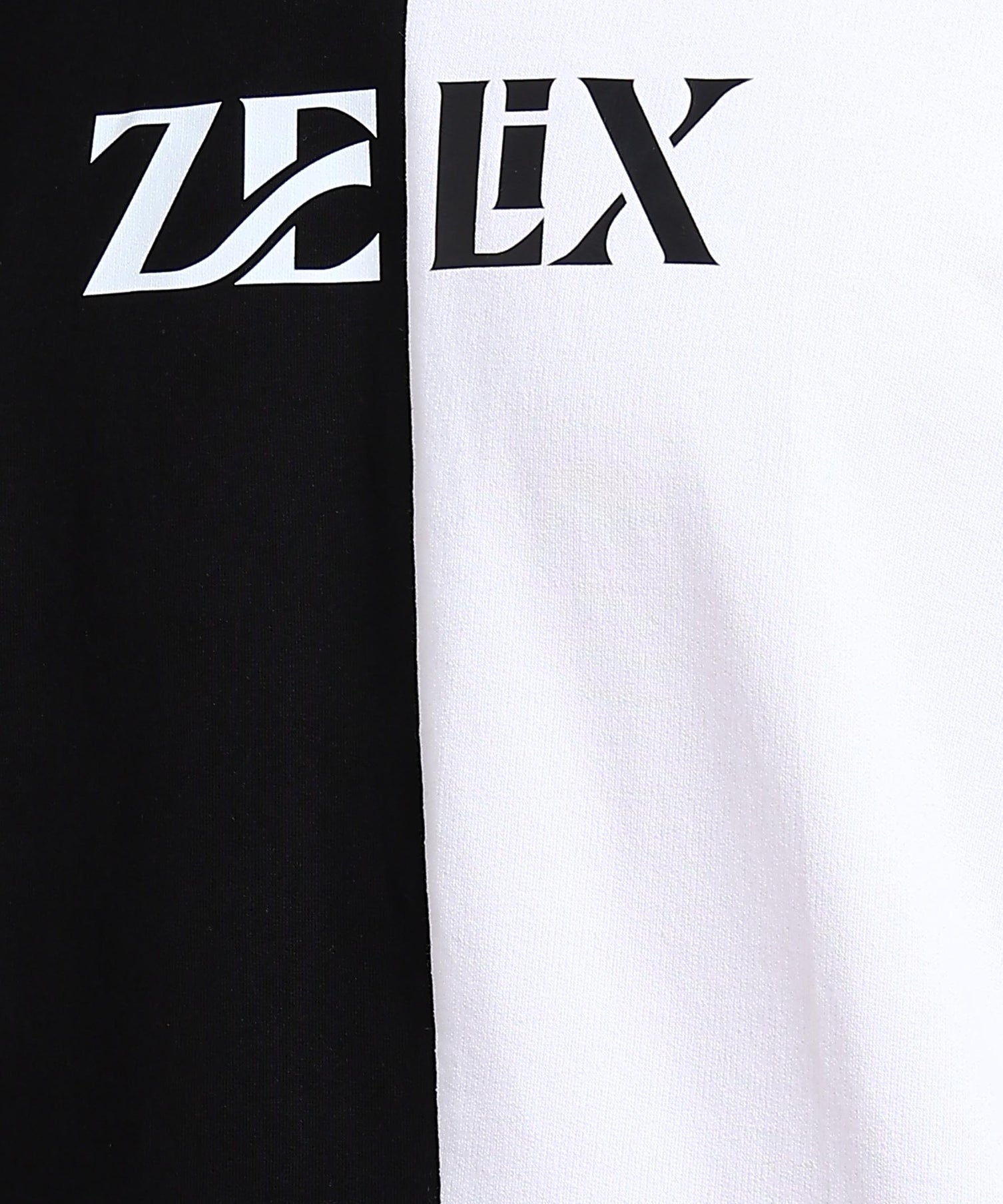 Heavy cotton casual oversized tee black-white design