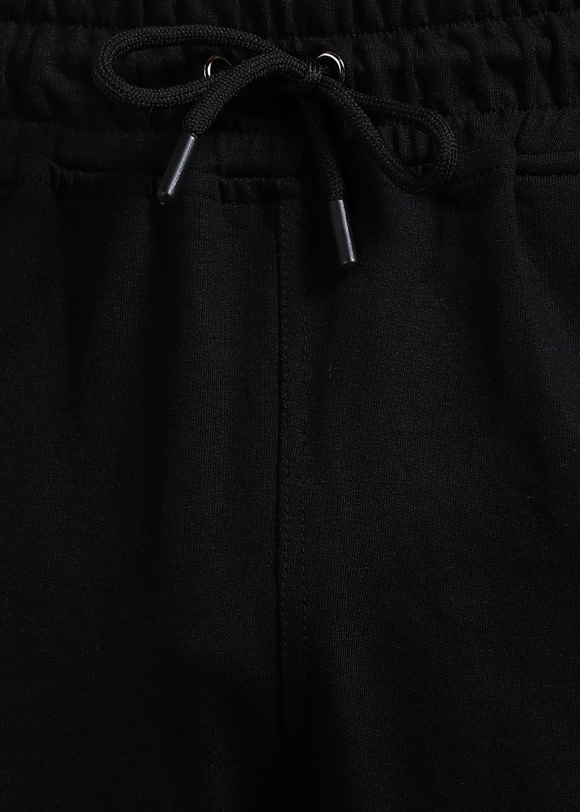 Unisex breathable black jogger trousers