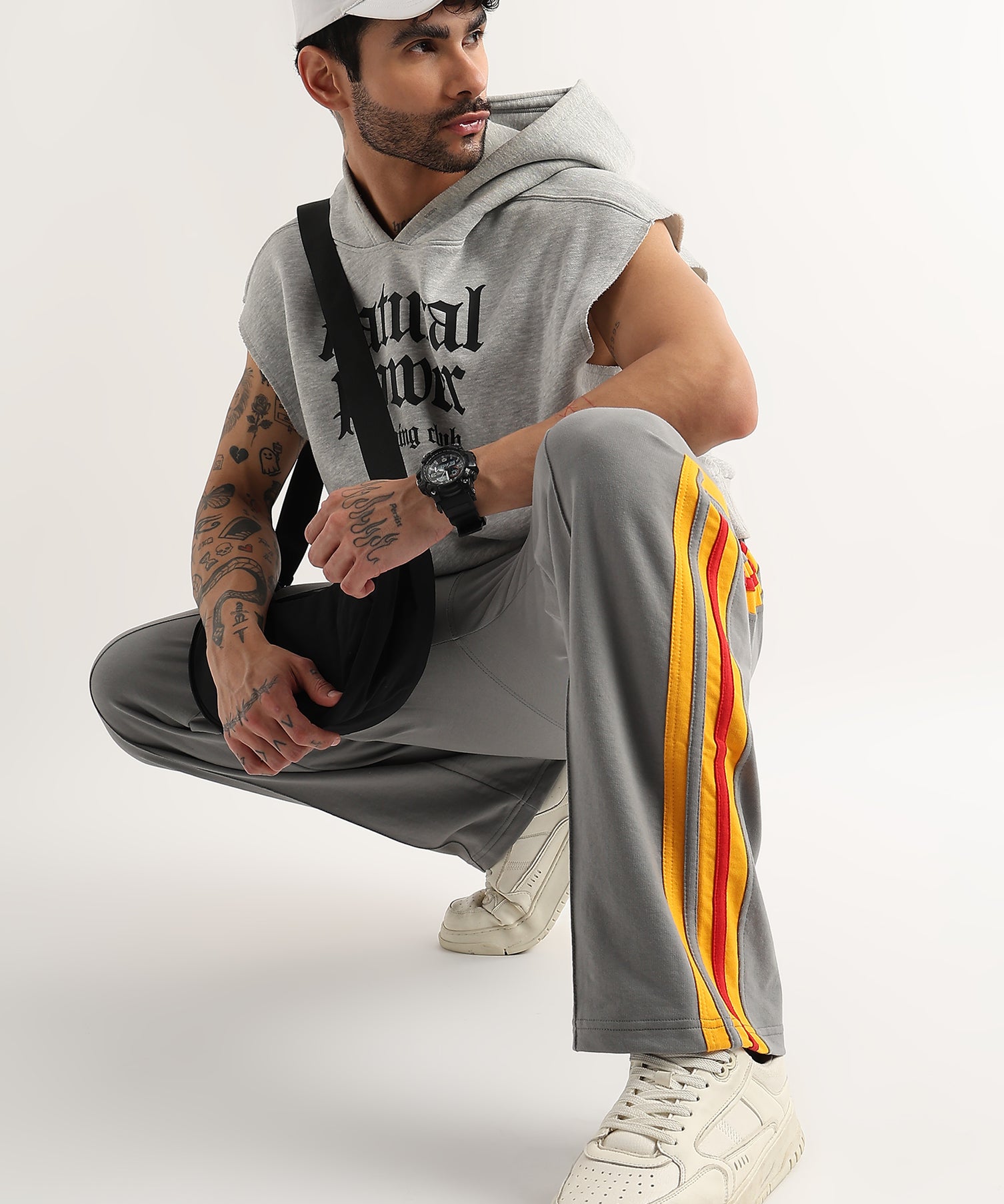 Sunset Stripe Jogger Grey