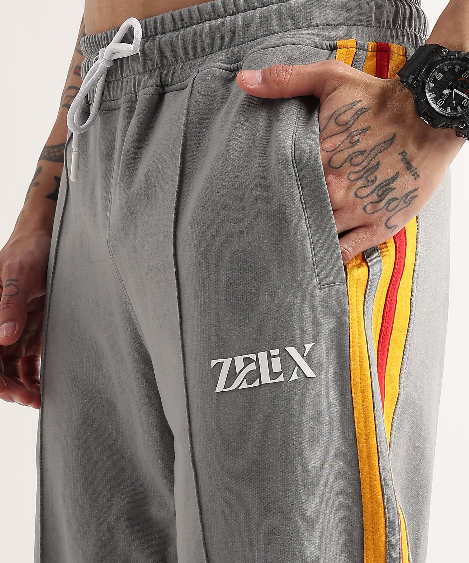 Sunset Stripe Jogger Grey
