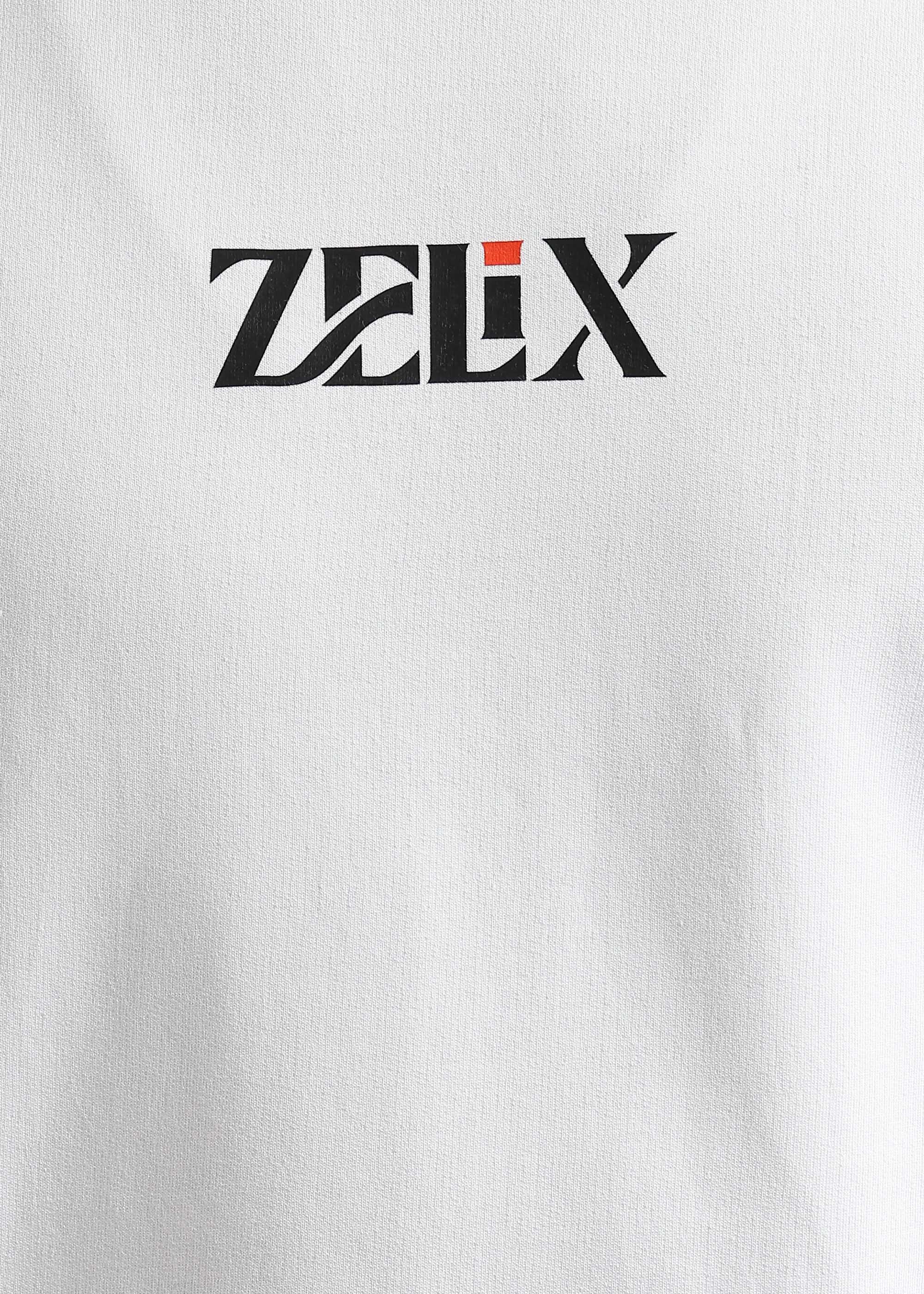 Stylish oversized Bloom & Time graphic shirt in white