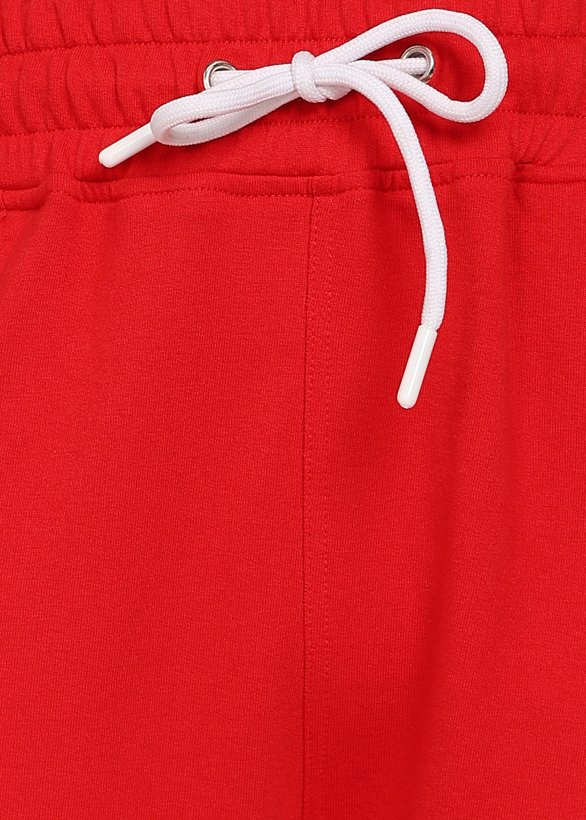 WOMEN VORTEX SIDE SEAM JOGGERS (RED-WHITE)