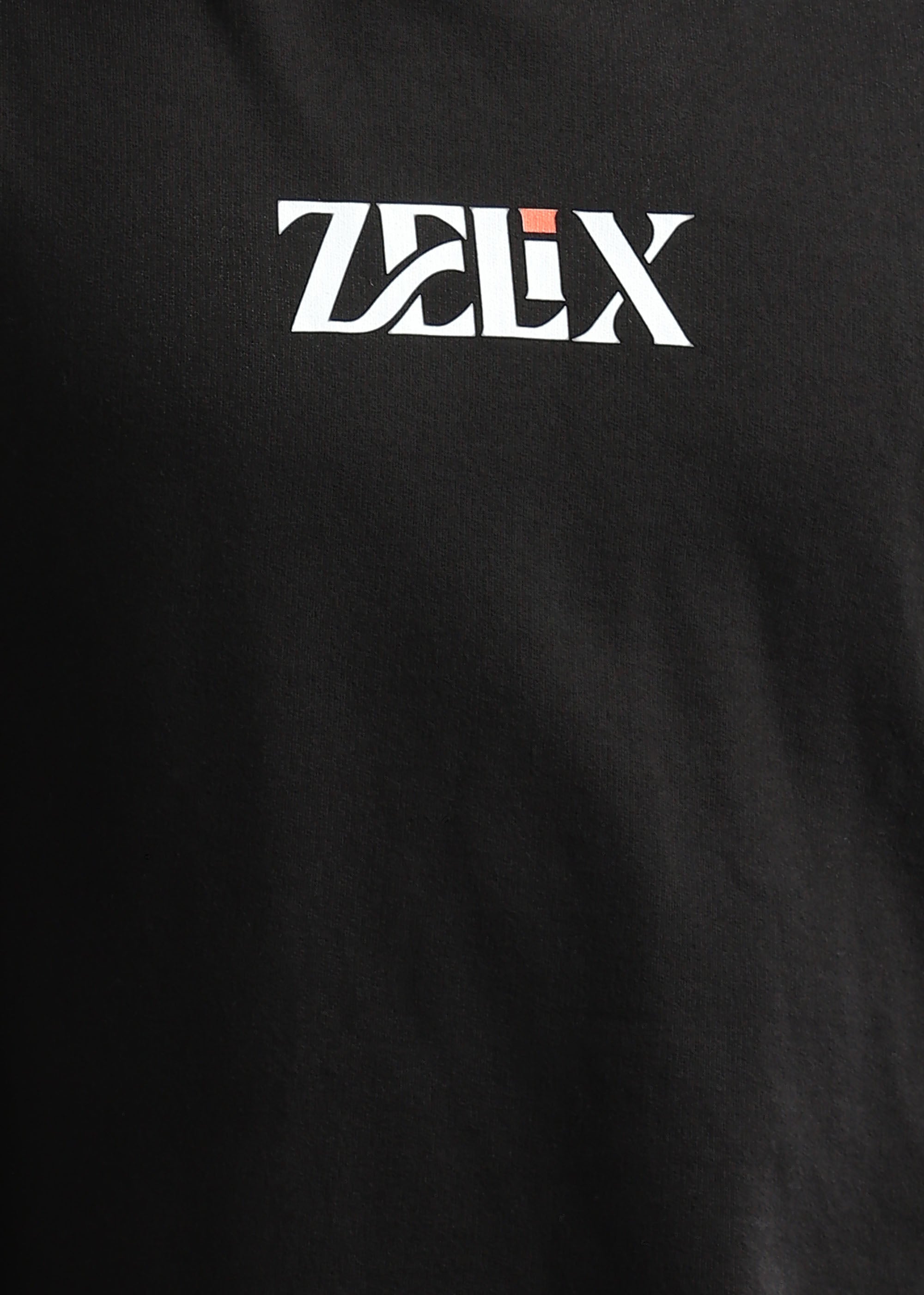 Trendy oversized black t-shirt with bold lettering