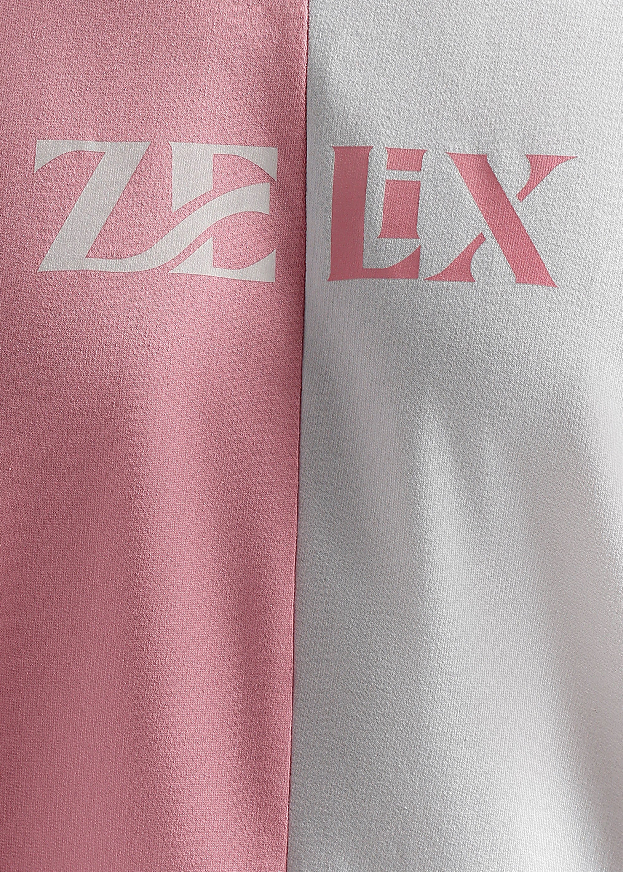 Pink and white GOAT oversized unisex t-shirt