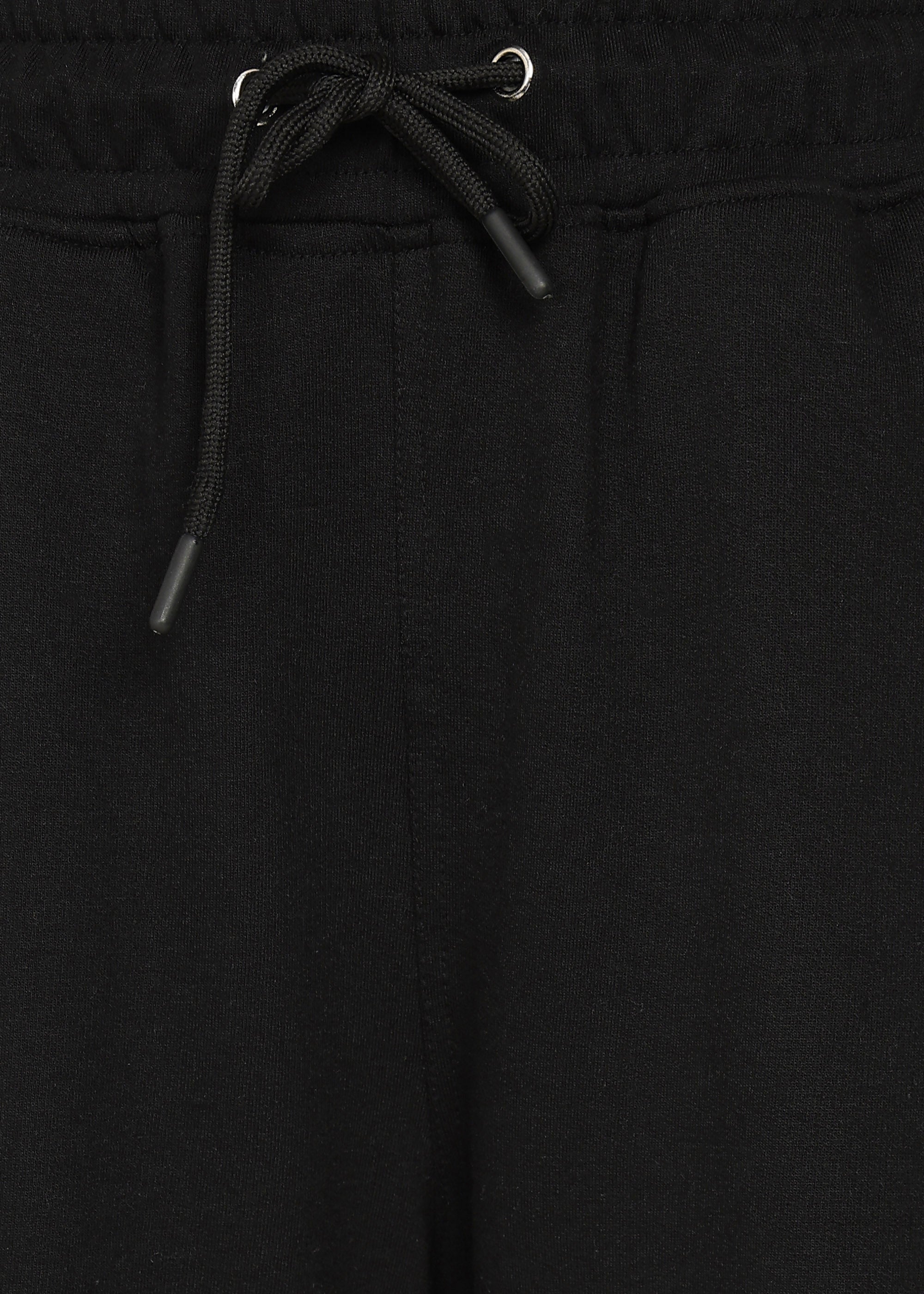 WOMEN STATIC BAGGY JOGGERS BLACK - WHITE