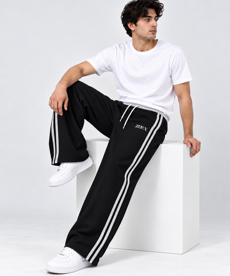 Twin Line Jogger Black