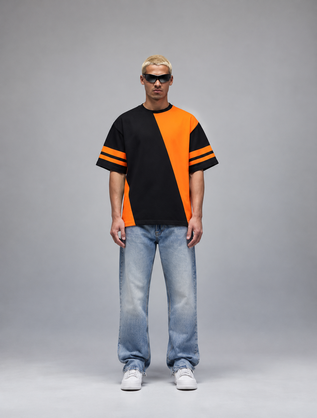Prism Orange Over-Sized T-Shirt