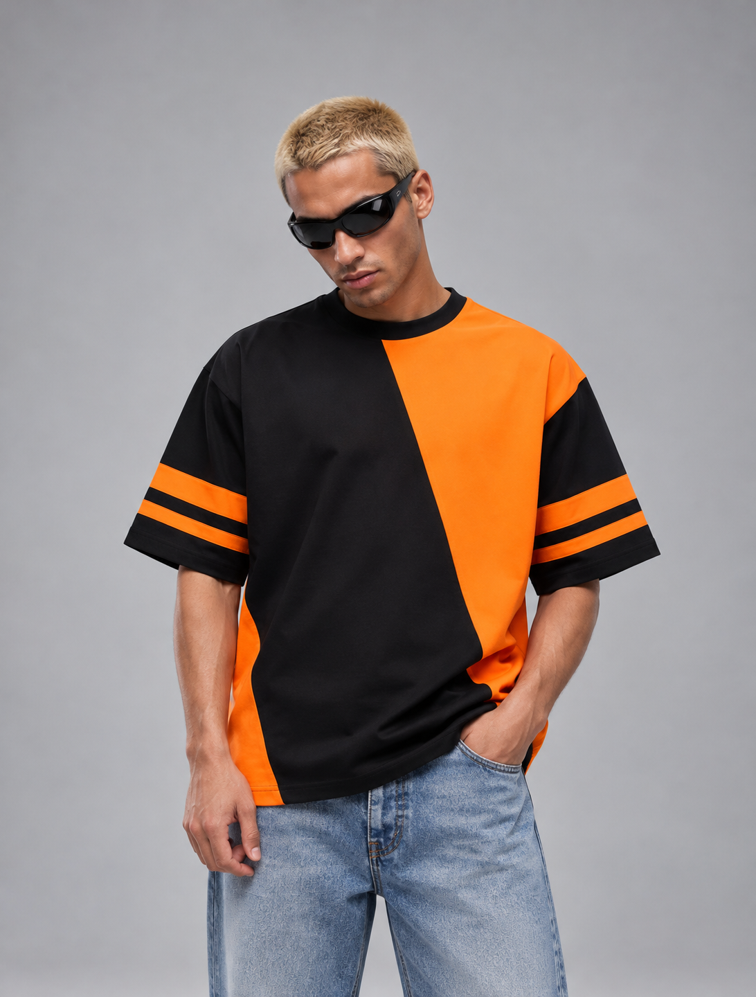 Prism Orange Over-Sized T-Shirt