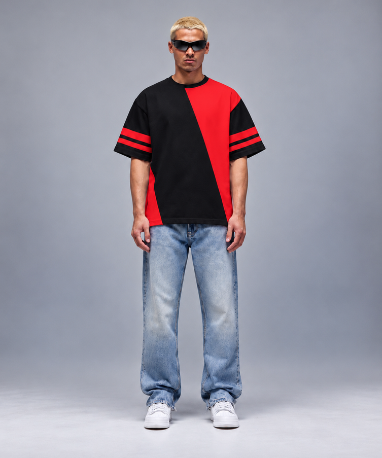 Prism Red Over-Sized T-Shirt