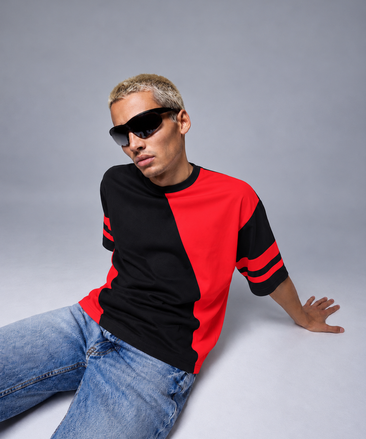Prism Red Over-Sized T-Shirt