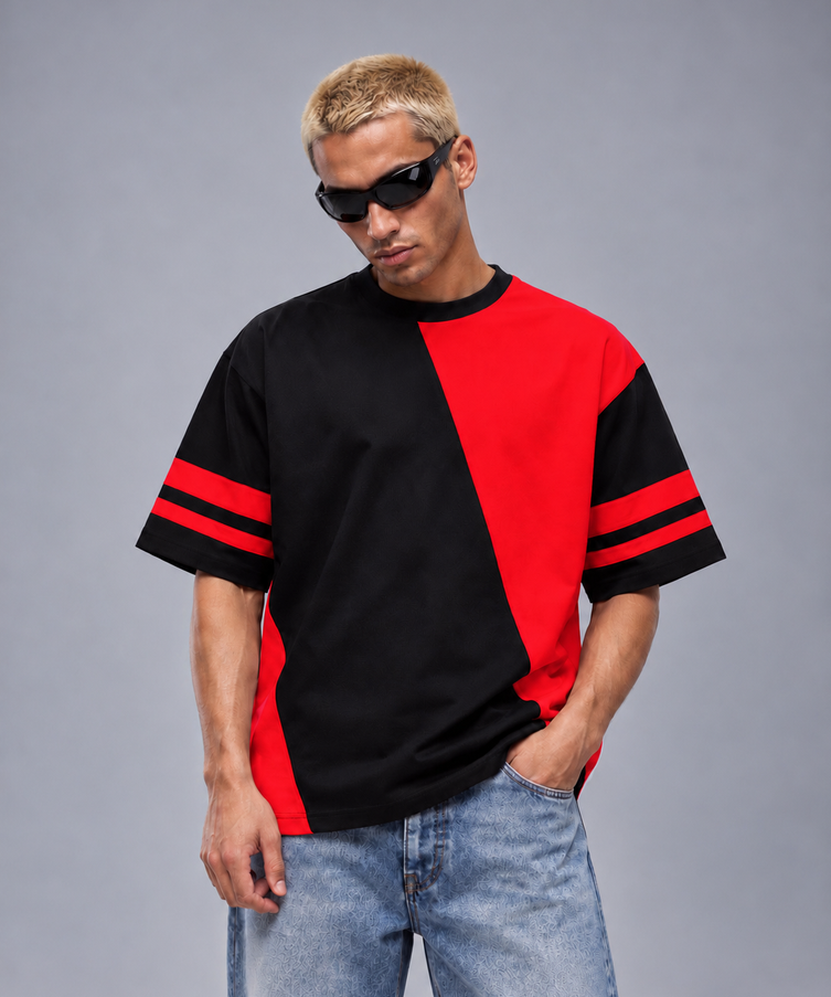 Prism Red Over-Sized T-Shirt