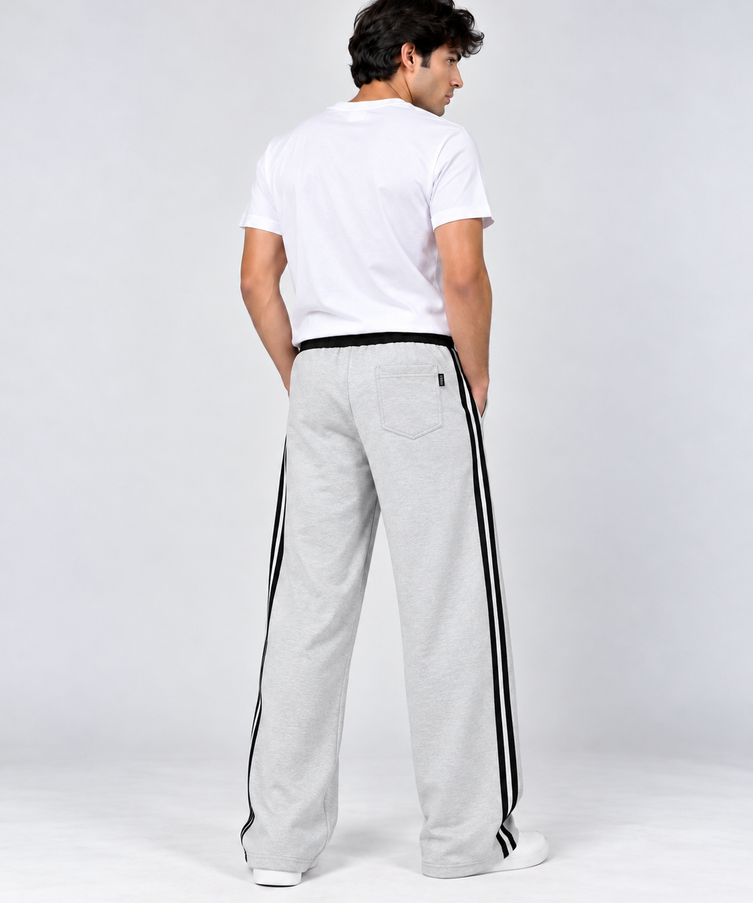 Twin Line Jogger Melange Grey